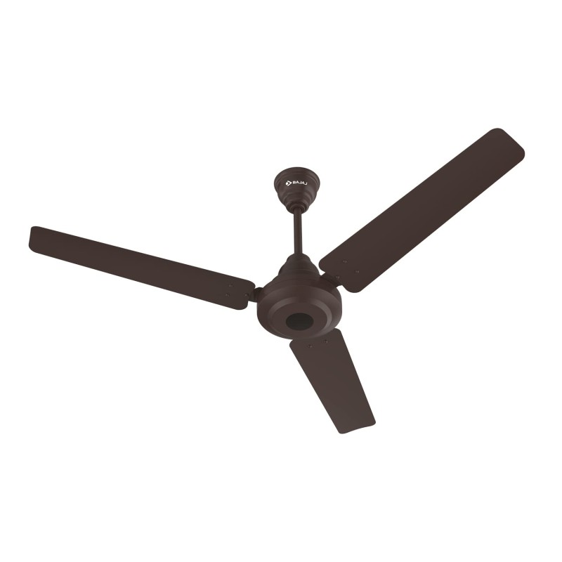 Bajaj Energos 26 5 Star 1200 mm BLDC Motor with Remote 3 Blade Ceiling Fan(Red Walnut, Pack of 1)