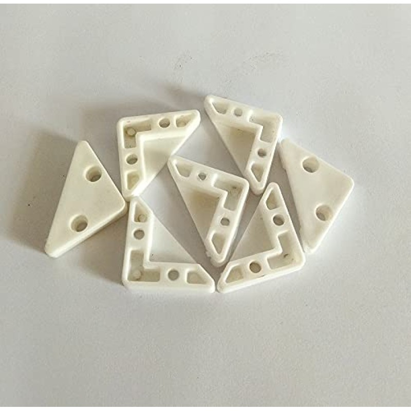 PVC Glass Corner Holder Milky (Pack of 100 pcs) MP-167